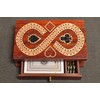 PALM ROYAL HANDICRAFTS 2 Track Cribbage Board Game Set with