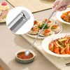 HAPPOW 2pcs Extendable Fork Spoon Set, Telescopic Fork and Spoon,