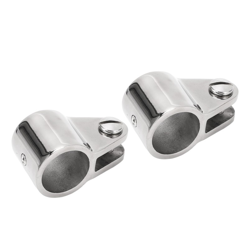 2PCS Bimini Top Jaw Slides 316 Stainless Steel Removable Hinged