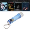 Keychain Flashlight Long Range Super Bright LED Flashlight USB Rechargeable