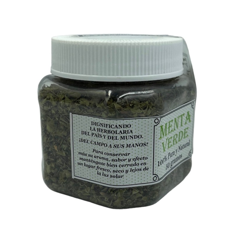 La Herbonaturista Hojas secas de Menta verde 100% pura con