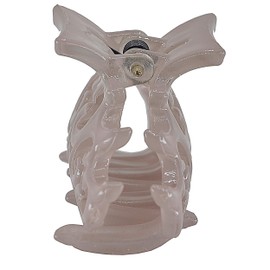 Camila Paris CP2401/2 Set of 2 French Hair Clips for Women, Small Amber, Antique, Girls Hair Claw Clips Jaw Fashion Durable and Styling Hair Accessories for Women, Made in France