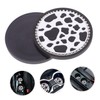 ABOOFAN 2pcs Cow Print Car Cup Coasters Non Slip Mats
