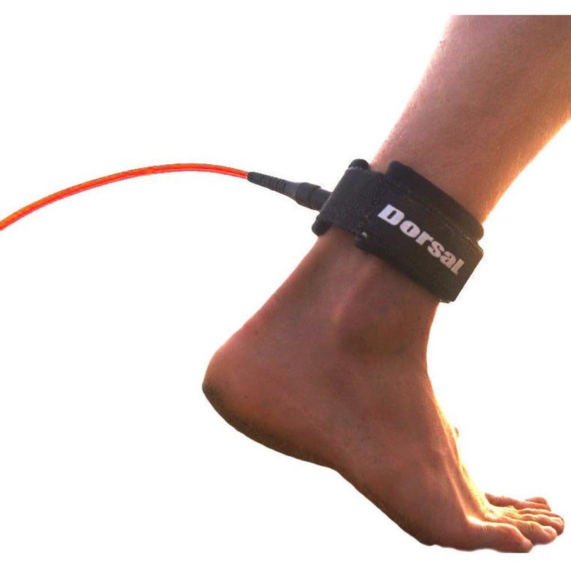 Dorsal ProComp Surfboard Surf Leash - Red 8 FT Longboard