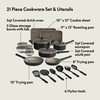 bella 21 Piece Kitchen Set with EverGood™ Ceramic Nonstick Coating​,
