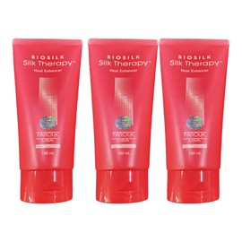 Silk Therapy Heat Enhancer Hair Strengthening Protein Hair Pack Treatment Musk Floral Fragrance 100ml 3pcs / 실크테라피 히트인핸서 모발강화 단백질 헤어팩 트리트먼트 머스크 플로럴 향 100ml 3개