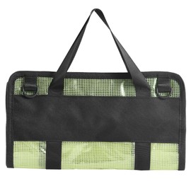 KASTONG Fishing Lure Stroage Bag Covenient 6 Pocket Large Capacity PVC Heavy Duty Protective Cover Durable Fishing Bag for all Fishing Bait Trolling Fishing Lure Wraps Box for Saltwater (1pc, Yellow)