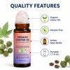 LFuTPm Organic Castor Oil Roll On with Rose Quartz, Hexane