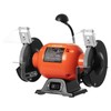 VEVOR Bench Grinder, 6-inch Single Speed Bench Grinder, 3450RPM High-Speed