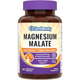 Malato de magnesio, 230 mg de magnesio elemental por ración, totalmente quelado, máxima absorción y biodisponibilidad, sin OMG, energía, recuperación 