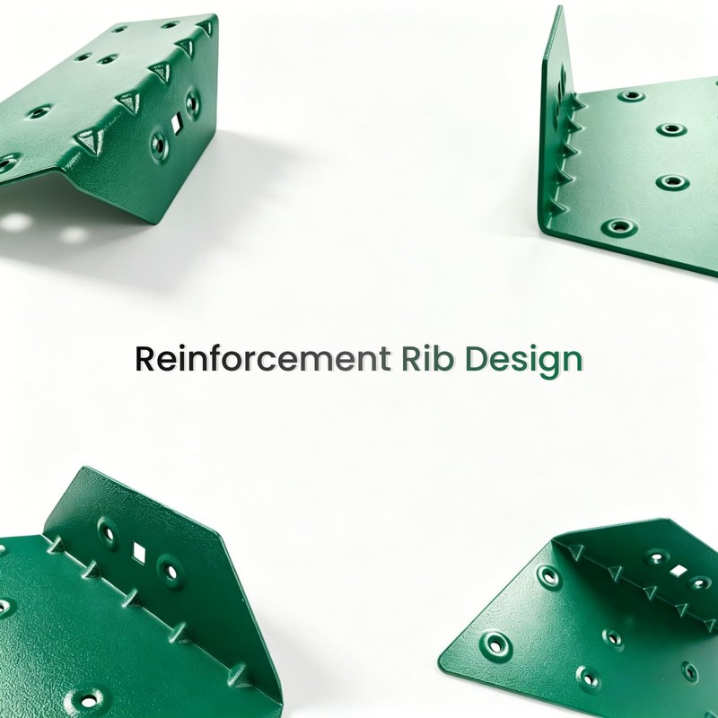 SIWOOD Reinforced A-Frame Bracket Connector, Heavy Duty Steel with Strength