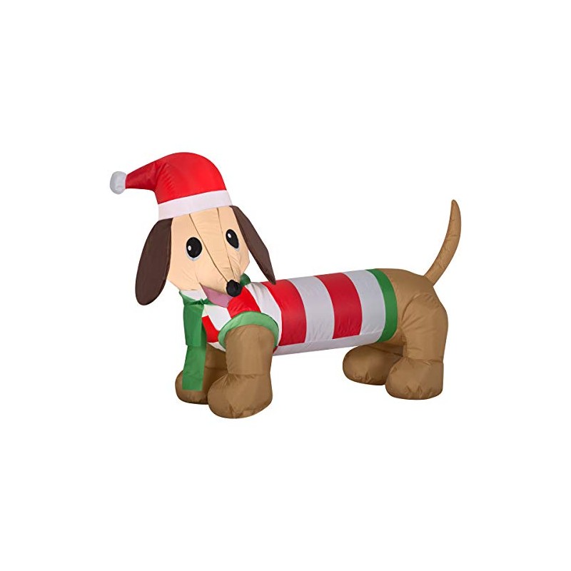 Gemmy Holiday Time Inflatable - Weiner Dog (4 ft. Wide)