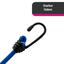 D&W 2x Luggage Straps 8 mm x 0.6 m 20 kg