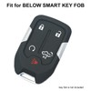 Key Fob Cover for Chevy GMC Accessories 5 Button Smart