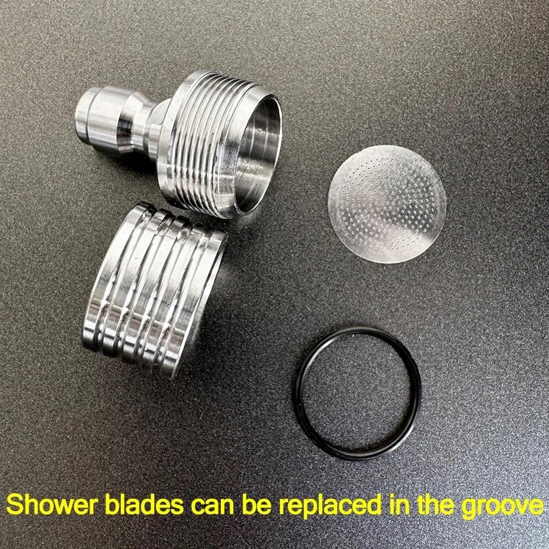 RecDec Pressure Washer Tips Spray Nozzle Soft Rain Shower Head