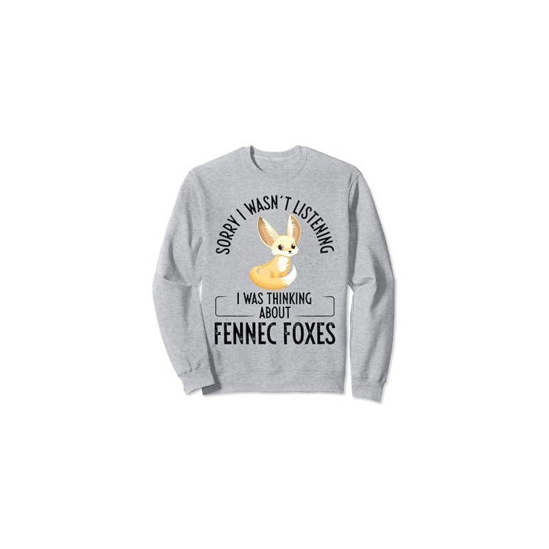 Fennec Fox Lover Fennec Fox Stuffed Animal Fox Owner Sweatshirt