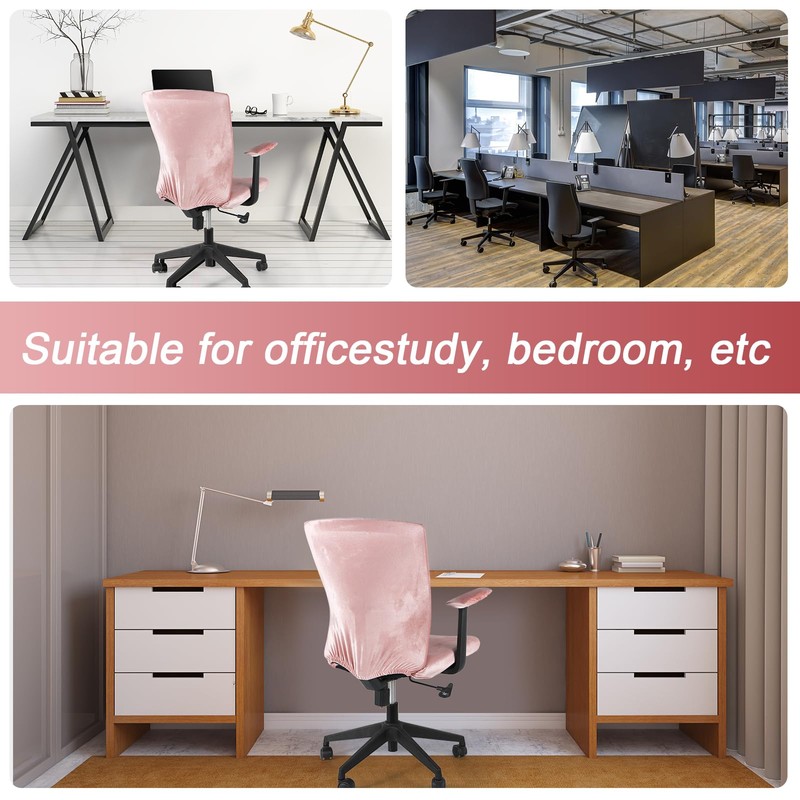 Tallew 4 Pcs Office Chair Covers Set Computer Universal Protective
