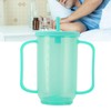 Adult Drinking Cup, Straw Cup with 2 Handles, Leakproof Plastic
