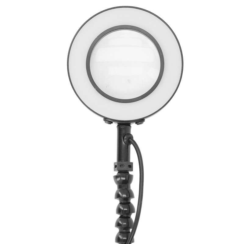 Soldering Helping Hand 5 Jaws 3X USB Magnifier ABS Flexible