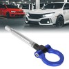 X AUTOHAUX Car Front Bumper Trailer Ring Eye Tow Hook