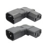 1Pair 90 Degree IEC 320 C14 Male to C13 Female