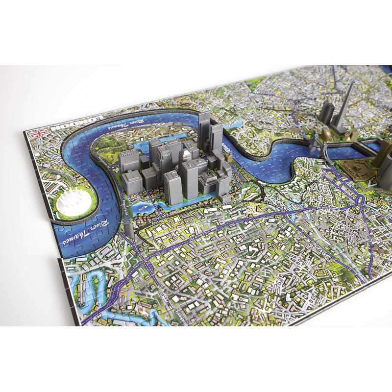 4D Cityscape London England Puzzle