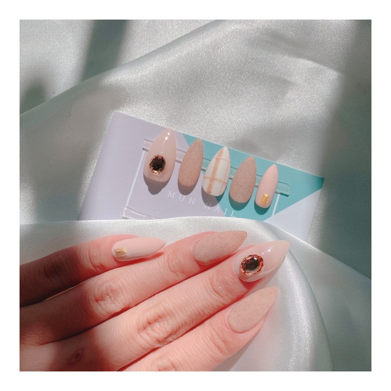 MunNail Cozy Velvet - Square / MunNail 포근벨벳 - 스퀘어