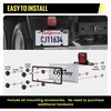 Oyviny Trailer License Plate Bracket Holder Frame Kit for Boat