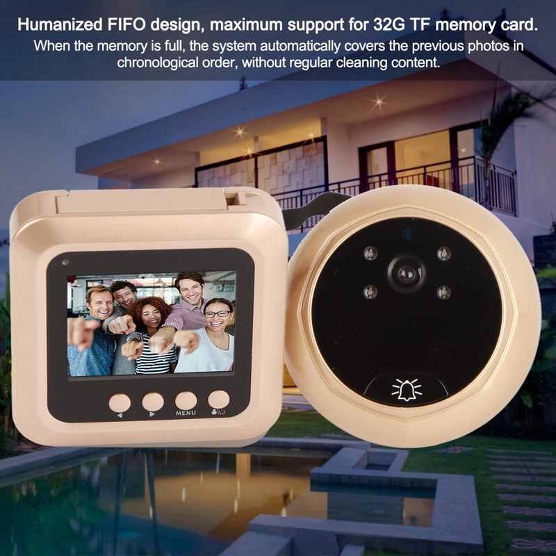2.4inches 1080P Intelligent Electric Door Bell TFT Digital Peephole Security
