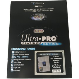 Ultra-Pro Platinum 9-Pocket Hologram Pages (25 pcs.)