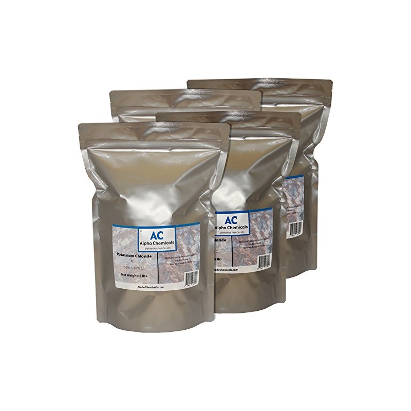 Potassium Chloride - KCl - 20 Pounds