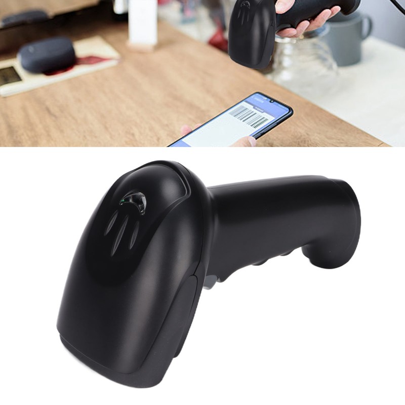 Wireless Barcode Scanner Handheld 1D Bar Code Scanning Gun With