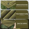 JAICOM Waterproof Hammock Rain Fly, Portable Camping Tarp - 12ft