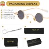 Dollger Polarized Round Sunglasses Men Women Mini 70s Hippie Circle