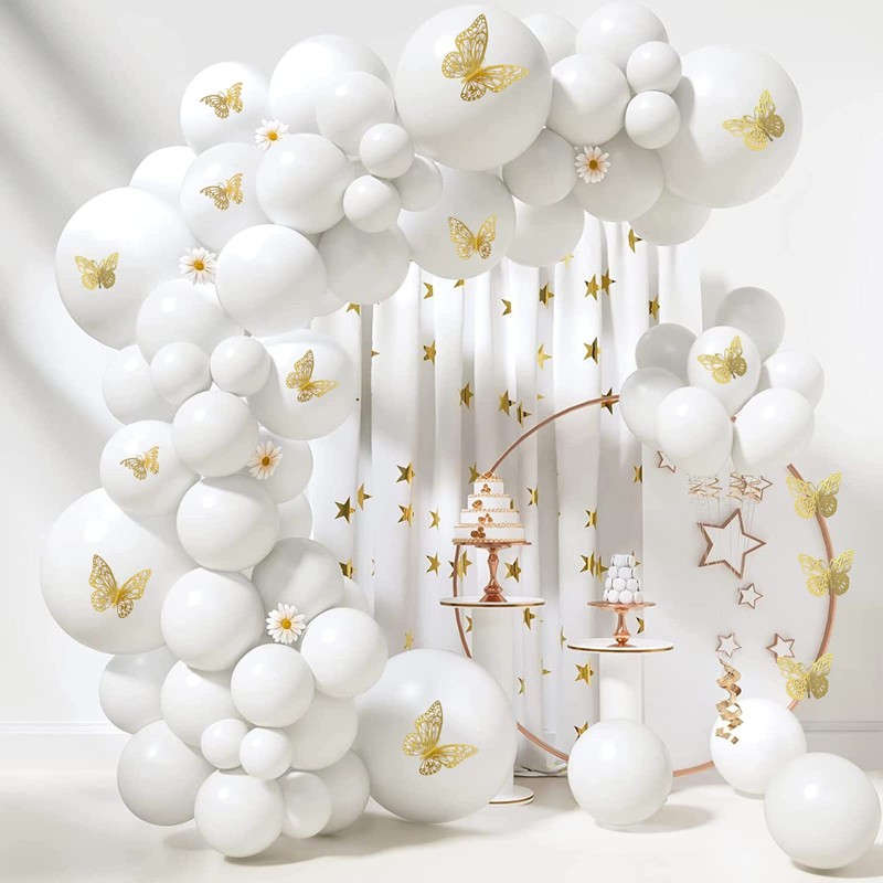 36 PCS Gold Butterfly Decoration