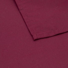 ZOLLNER Apron with Bib 65% Polyester, 35% Viscose, 75 x 100 cm, 573, bordeaux