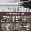 Electric Drill Compatible PVC Pipe Threader Kit, PVC Threader Maker