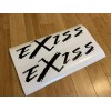 EXISS trailers Trailer Decals 12” (Set of 2) BLACK USA