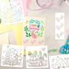 Konsait 10 PCS Easter Stencils for Painting on Wood, Reusable