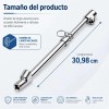 Manómetro Ryvoxel MEA-150X Acero Calibrador 150 PSI Cabeza Doble