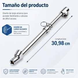 Manómetro Ryvoxel MEA-150X Acero Calibrador 150 PSI Cabeza Doble