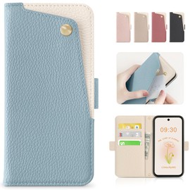 AQUOS sense9 case notebook type (blue)