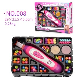 Rcxnm Braiding Machine Hair Kids Hair Strands for Braiding Gifts for Girls Hair Accessories with Beads Accessories and Tool