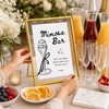 Calculs Mimosa Bar Wedding Sign, 8x10 Gold Floating Picture Frame