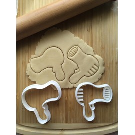 Sweet Prints Inc Set of 2 Hair Dryer Cookie Cutter - Dishwasher Safe (5")