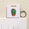 'Potted Cactus' Keyring Tape Measure/Spirit Level Tool (KM00041748)