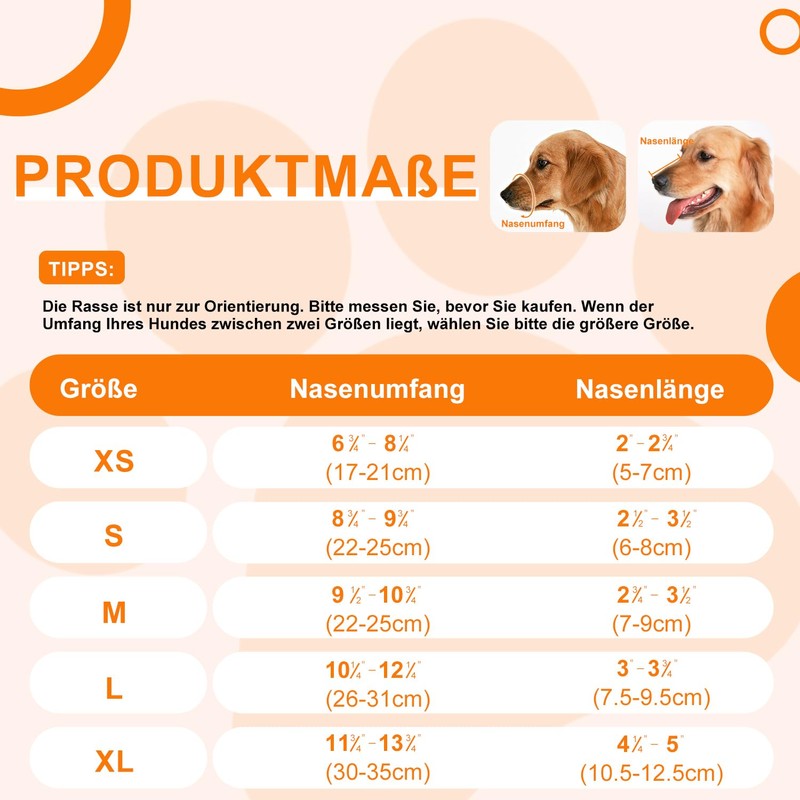 CUEMOON Muzzle for Dogs, Breathable Mesh Muzzle Anti-Bite Anti-Chew for