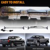 XRIDONSEN 2 in 1 White Traffic Advisor Light Bar 144