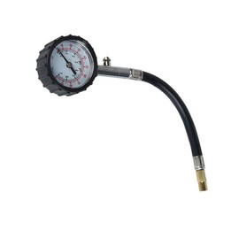 PACKOVE Pressure Tester Auto Car Bike Motor Gauge 100 Psi Analog Gauge Easy to Read Durable Construction