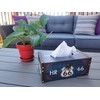 Carina's Collection Historic Route 66 Vintage Tissue Box/Holder Office Tissue